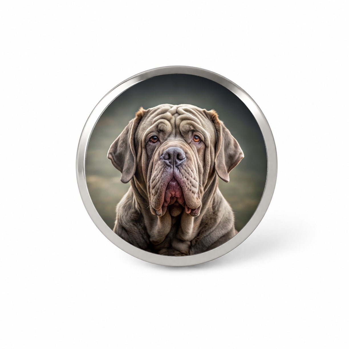 Neapolitan Mastiff Dog Photo Novelty Hat Backpack Lapel Pin