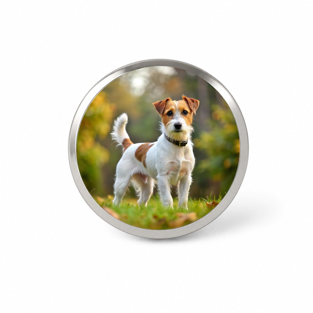 Parson Russell Terrier Dog Photo Novelty Hat Backpack Lapel Pin