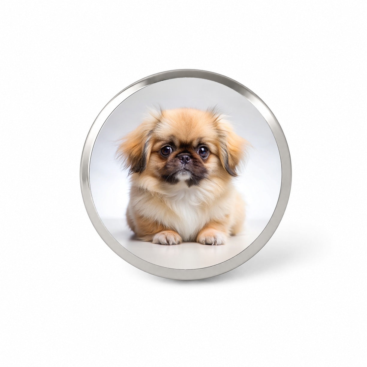 Pekingese Dog Puppy Photo Novelty Hat Backpack Lapel Pin