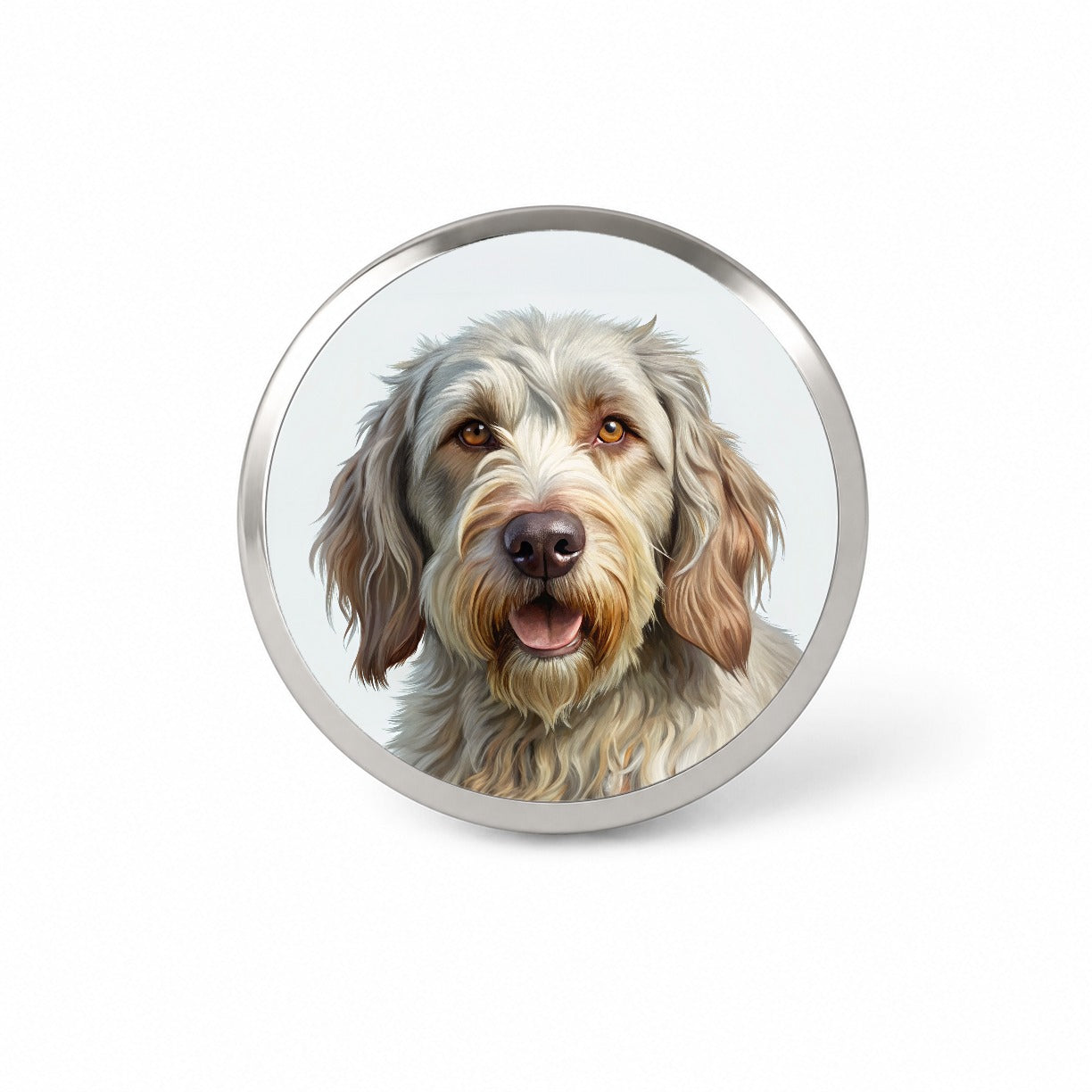 Spinone Italiano Dog Illustration Novelty Hat Backpack Lapel Pin
