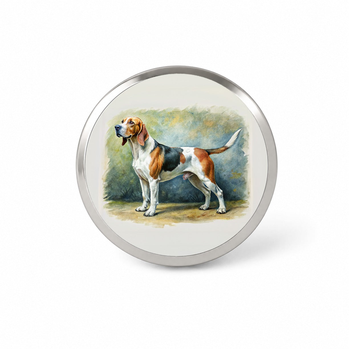 Treeing Walker Coonhound Dog Illustration Novelty Hat Backpack Lapel Pin
