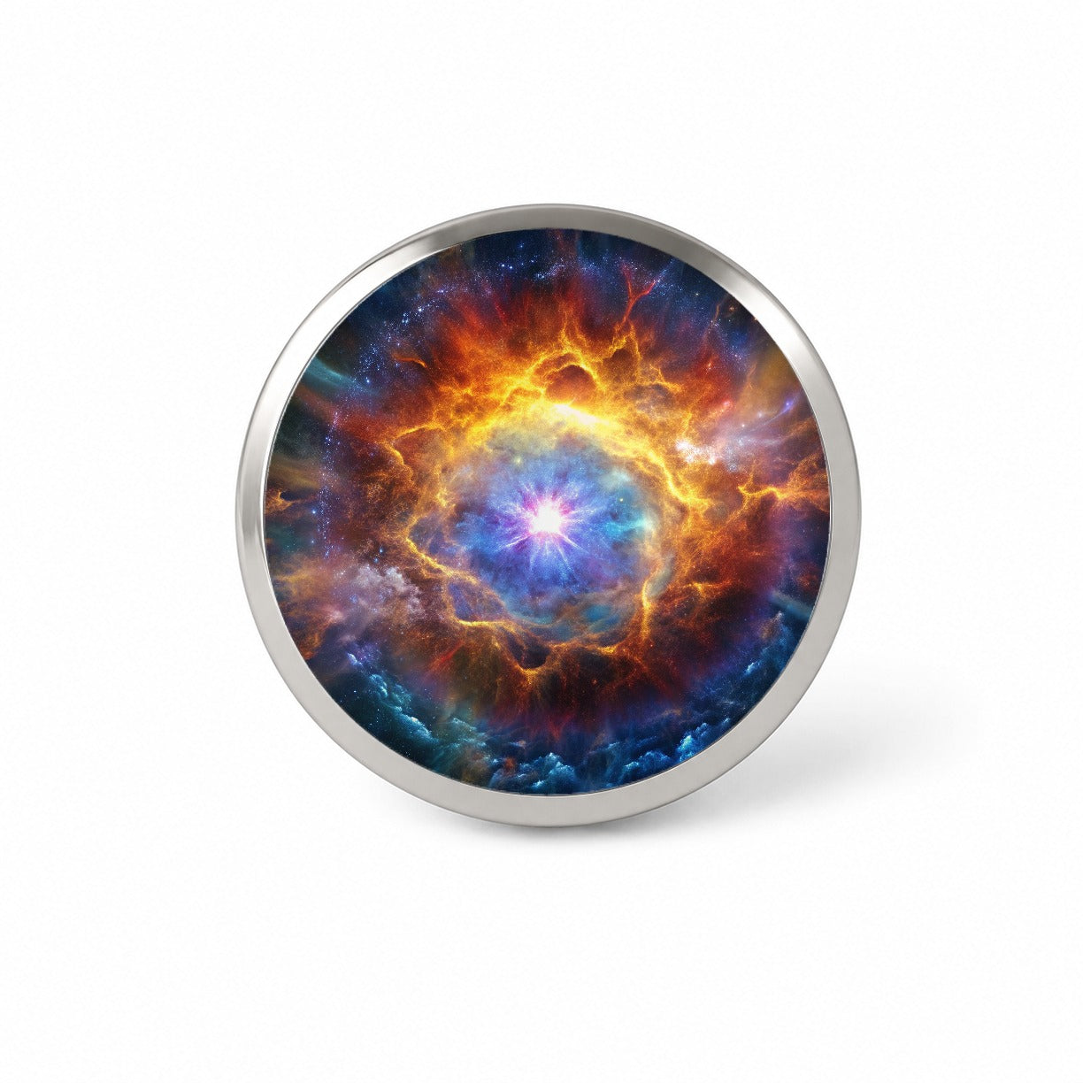 Star Going Supernova Galaxy Space Novelty Hat Backpack Lapel Pin