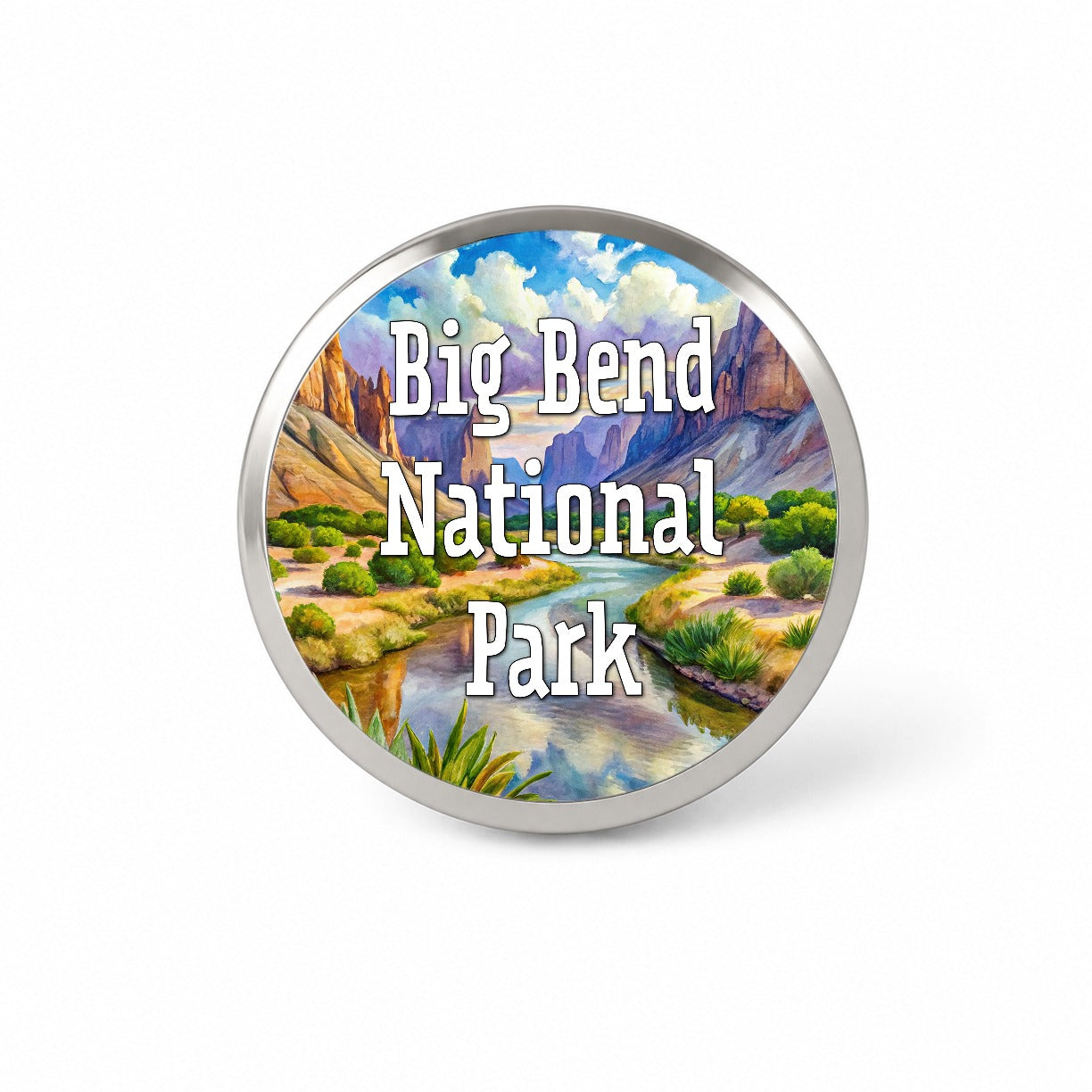 Big Bend National Park Texas Novelty Hat Backpack Lapel Pin