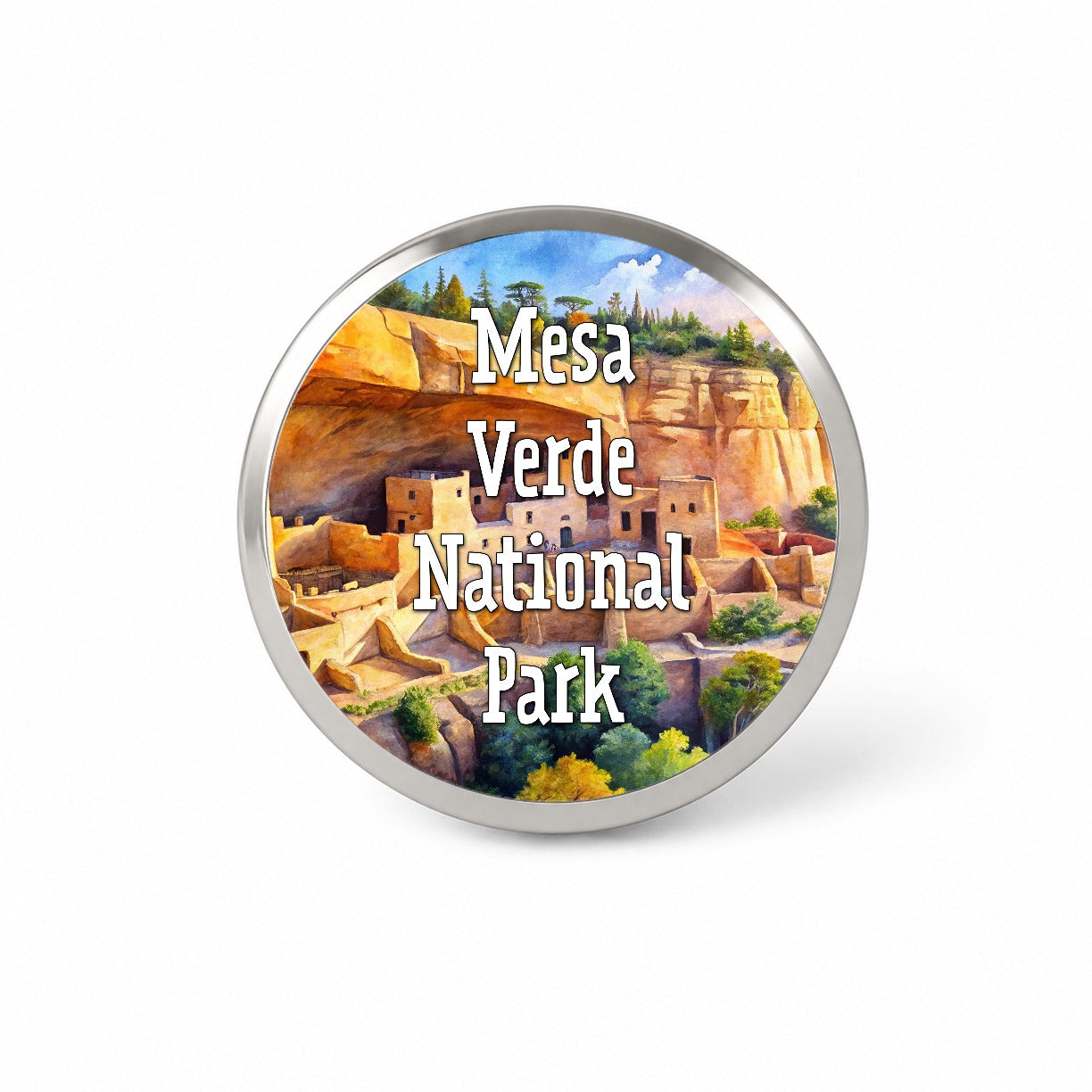 Mesa Verde National Park Colorado CO Novelty Hat Backpack Lapel Pin