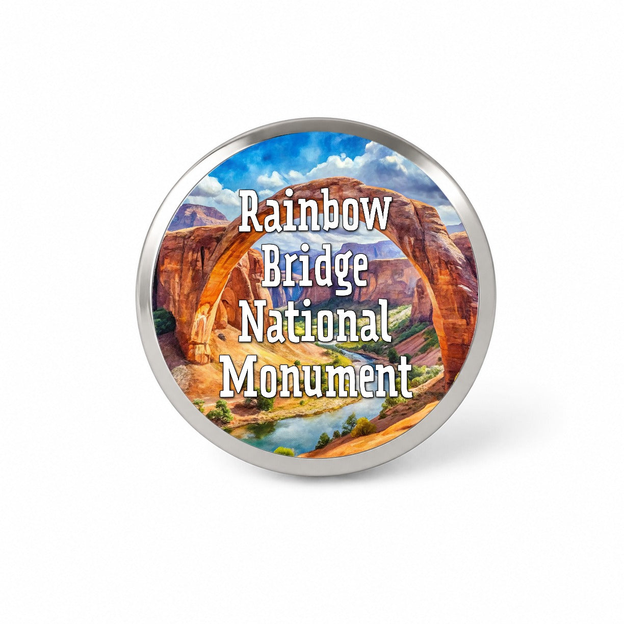 Rainbow Bridge National Monument Utah Novelty Hat Backpack Lapel Pin