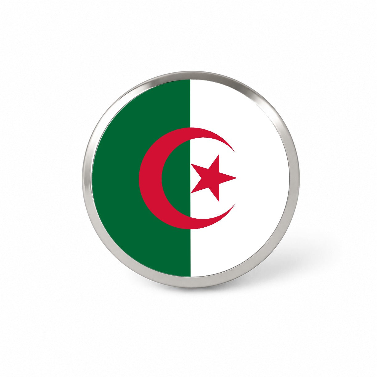 Algeria Country Flag Novelty Hat Backpack Lapel Pin