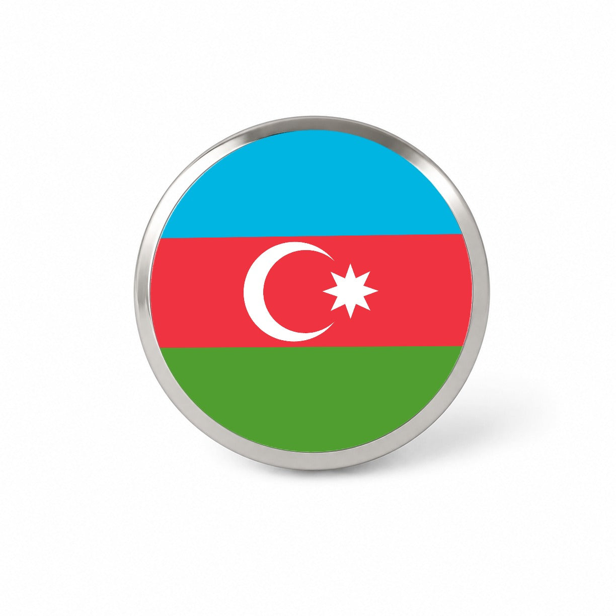 Azerbaijan Country Flag Novelty Hat Backpack Lapel Pin