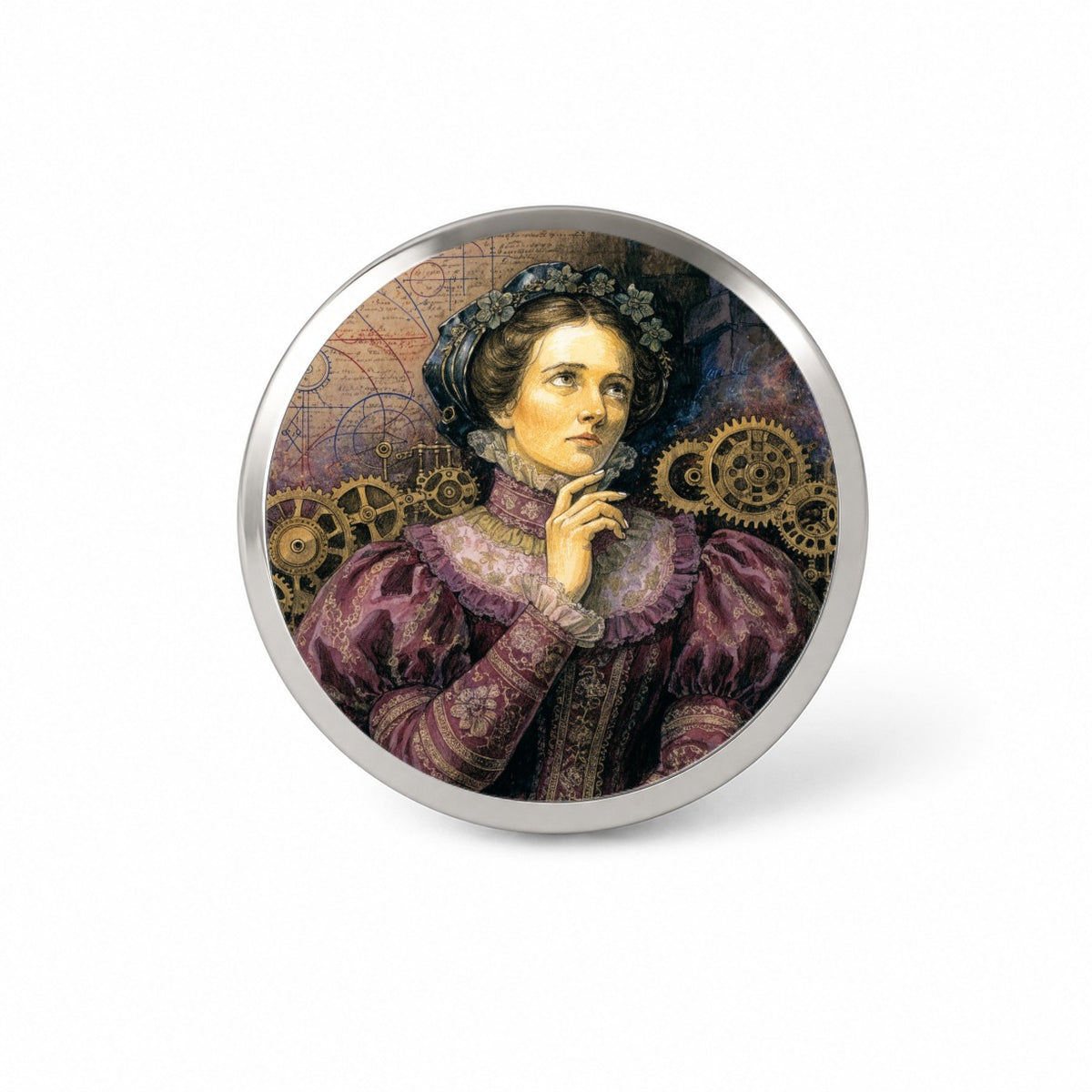 Ada Lovelace Mathematician Novelty Hat Backpack Lapel Pin