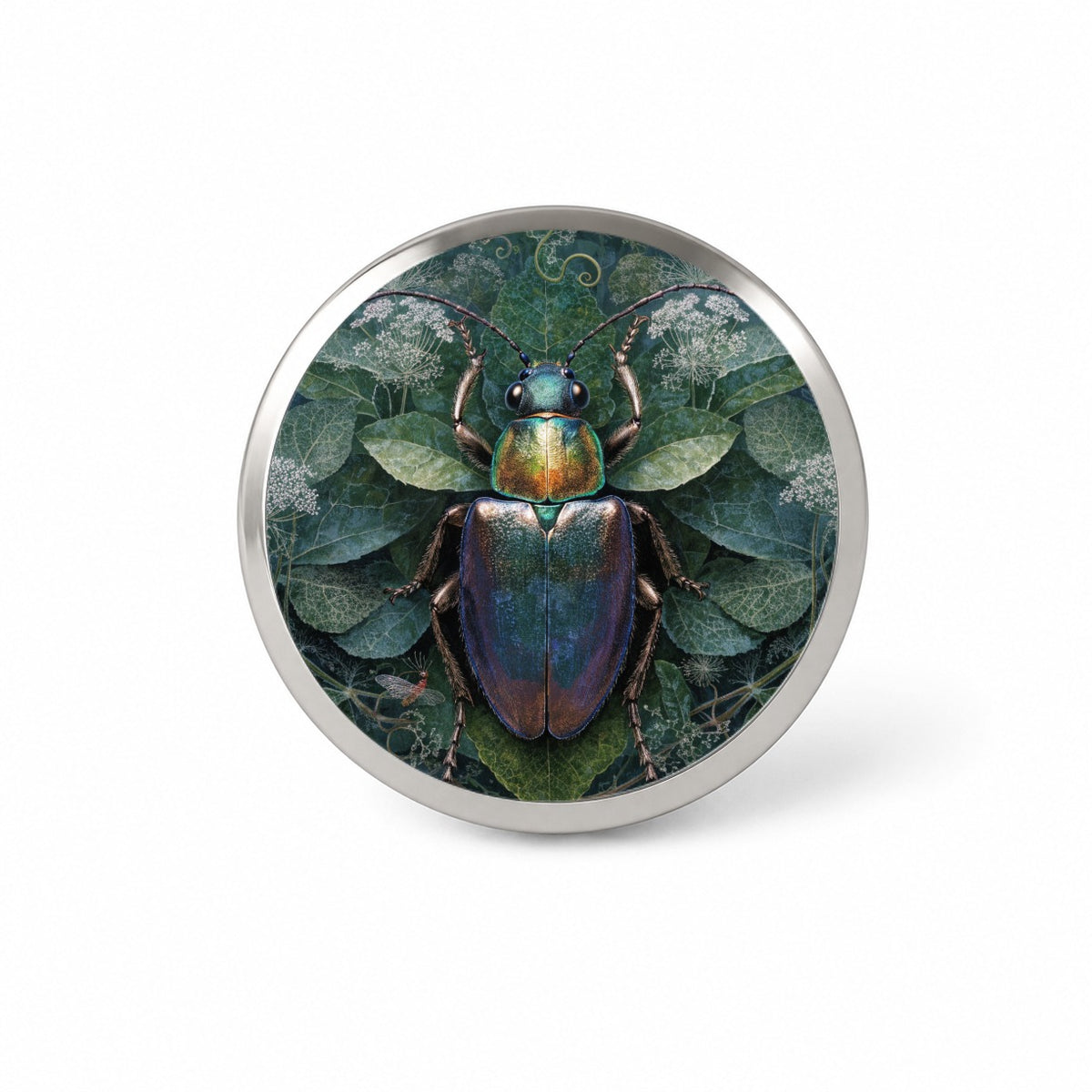 Beetle Botanical Garden Novelty Hat Backpack Lapel Pin