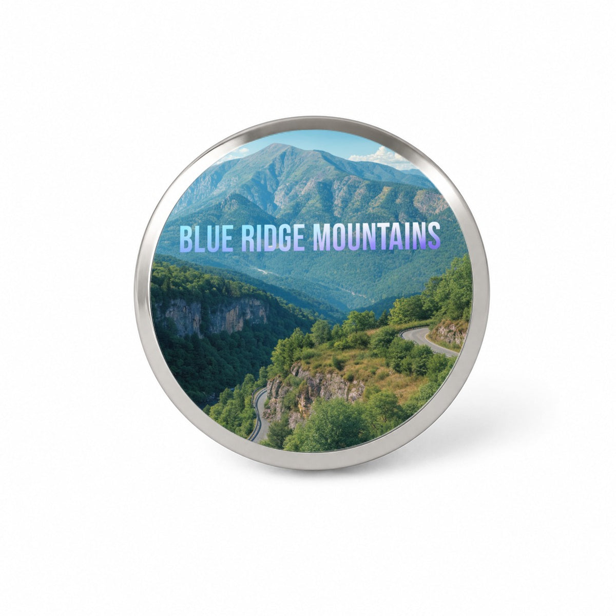 Blue Ridge Mountains Appalachian Travel Novelty Hat Backpack Lapel Pin