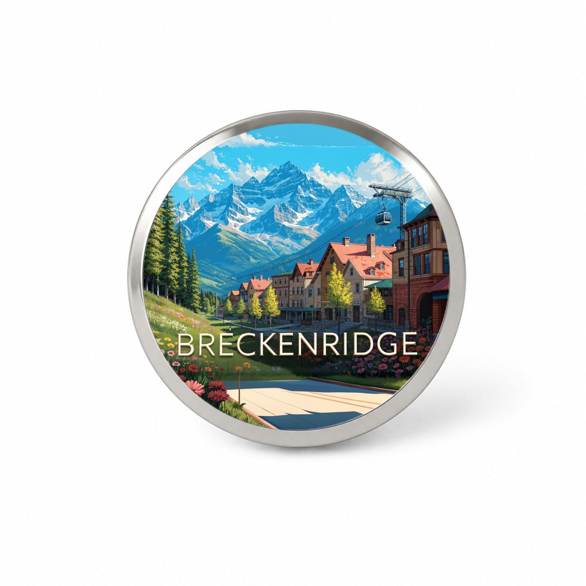 Breckenridge Colorado Travel Novelty Hat Backpack Lapel Pin