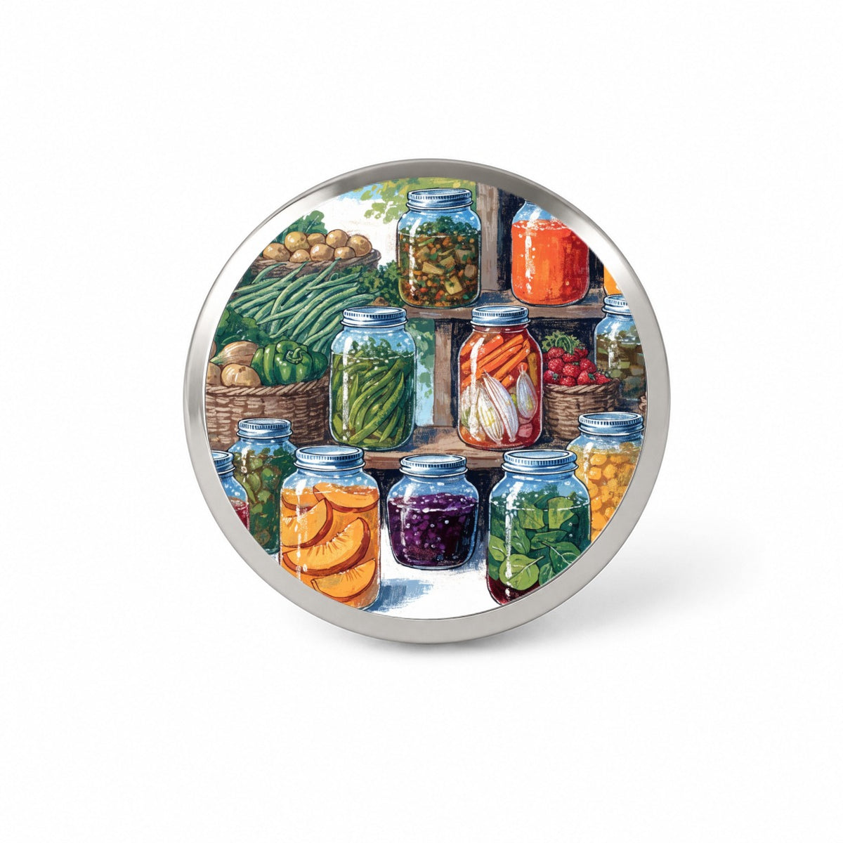 Canning Preserving Garden Novelty Hat Backpack Lapel Pin