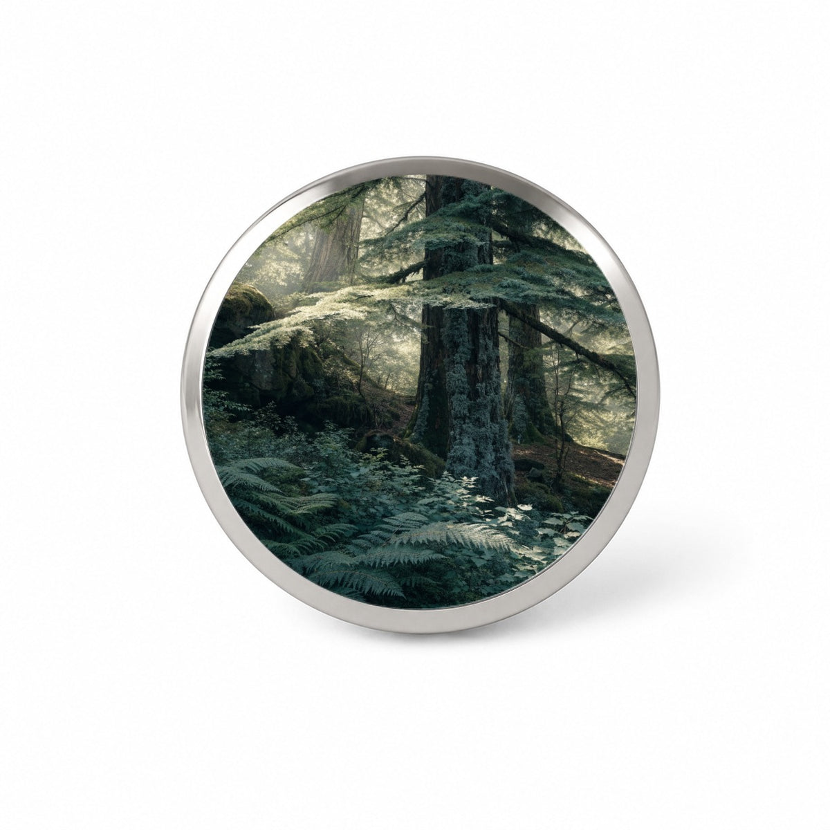 Cedar Woodland Forest Novelty Hat Backpack Lapel Pin