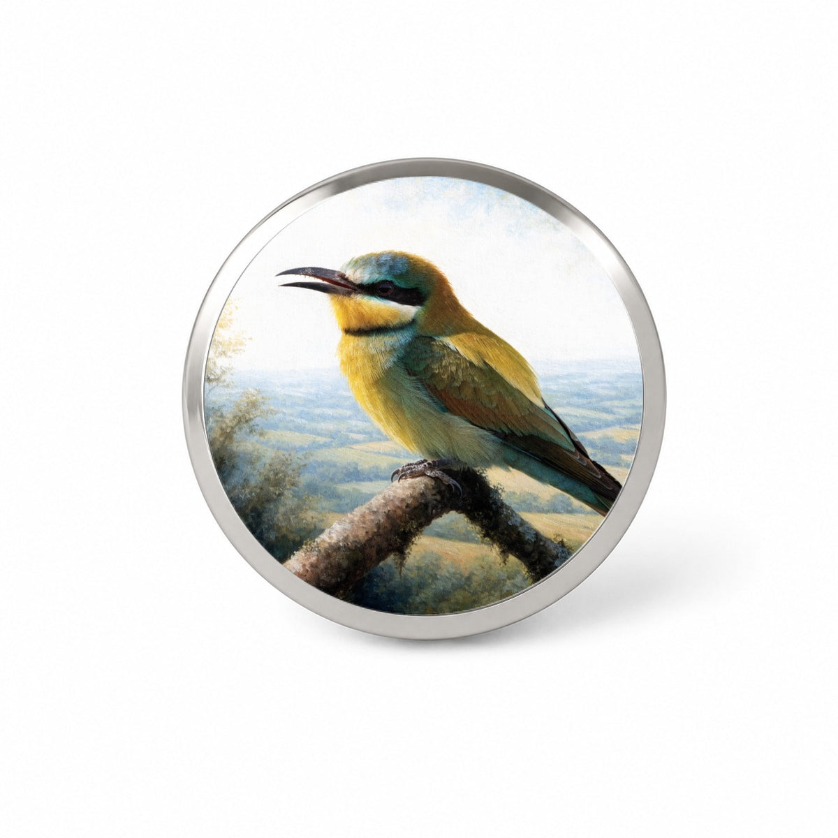 Colorful Bee Eater Novelty Hat Backpack Lapel Pin