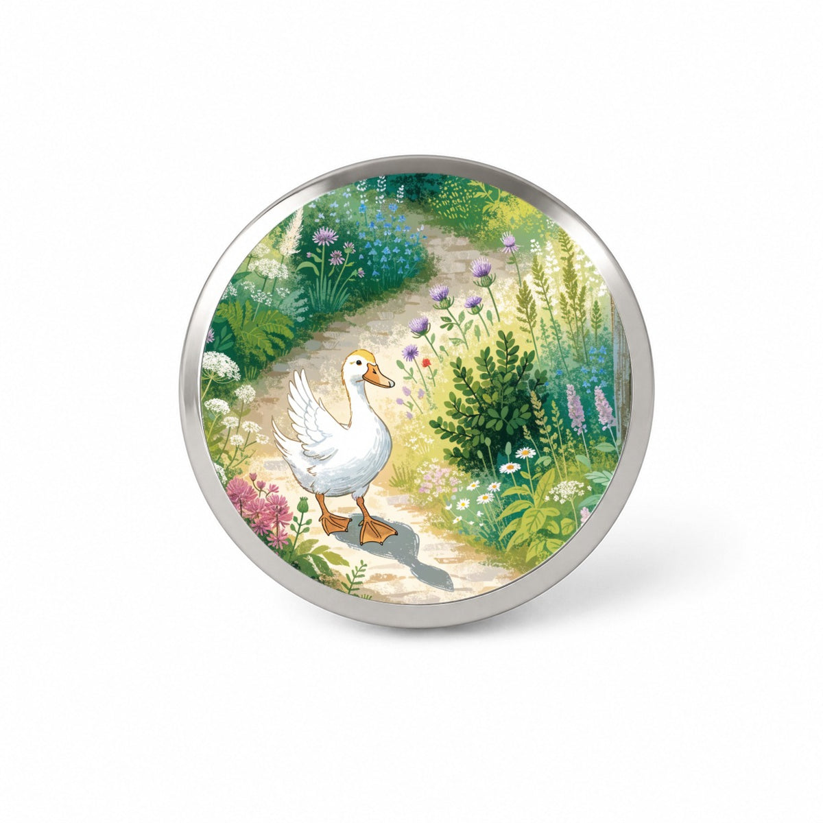 Duck Cottage Garden Novelty Hat Backpack Lapel Pin