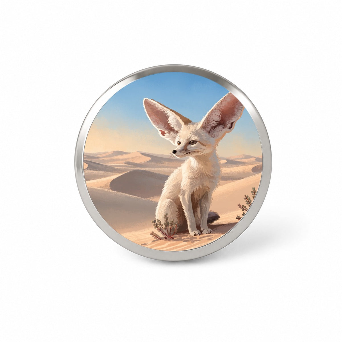 Fennec Fox Desert Novelty Hat Backpack Lapel Pin