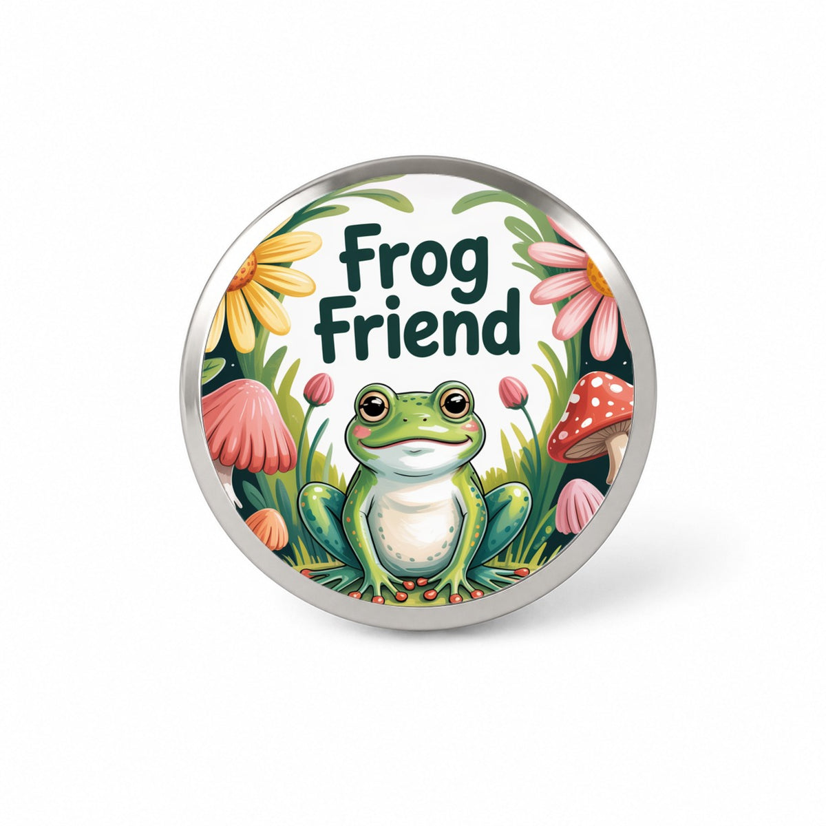 Frog Friend Charming Novelty Hat Backpack Lapel Pin