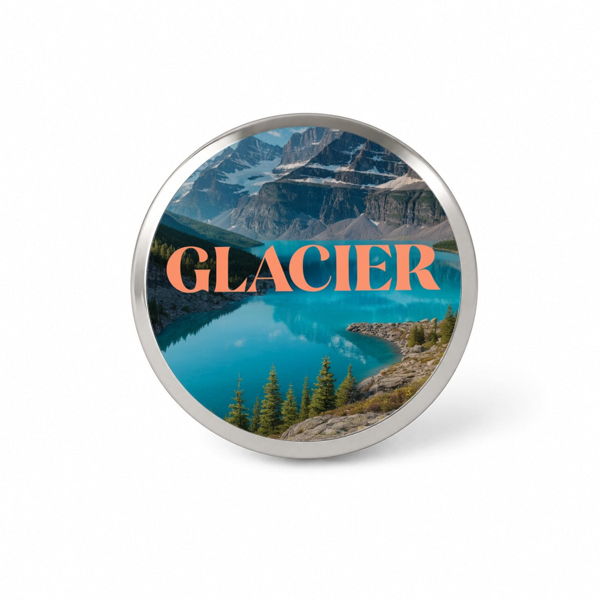 Glacier Montana Travel Novelty Hat Backpack Lapel Pin