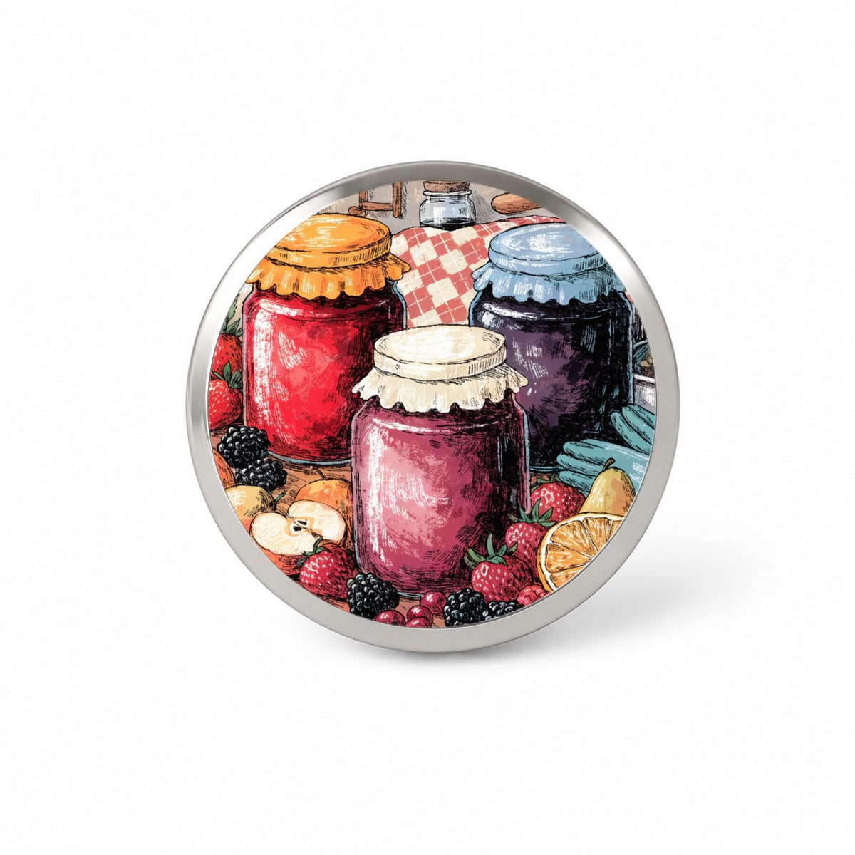Homemade Jam Preserves Novelty Hat Backpack Lapel Pin