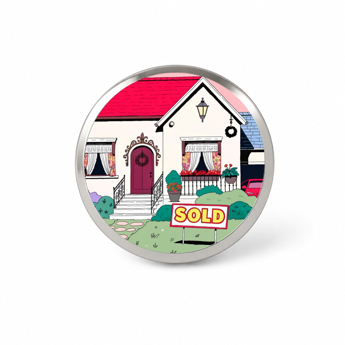 House Sold Realtor Real Estate Novelty Hat Backpack Lapel Pin