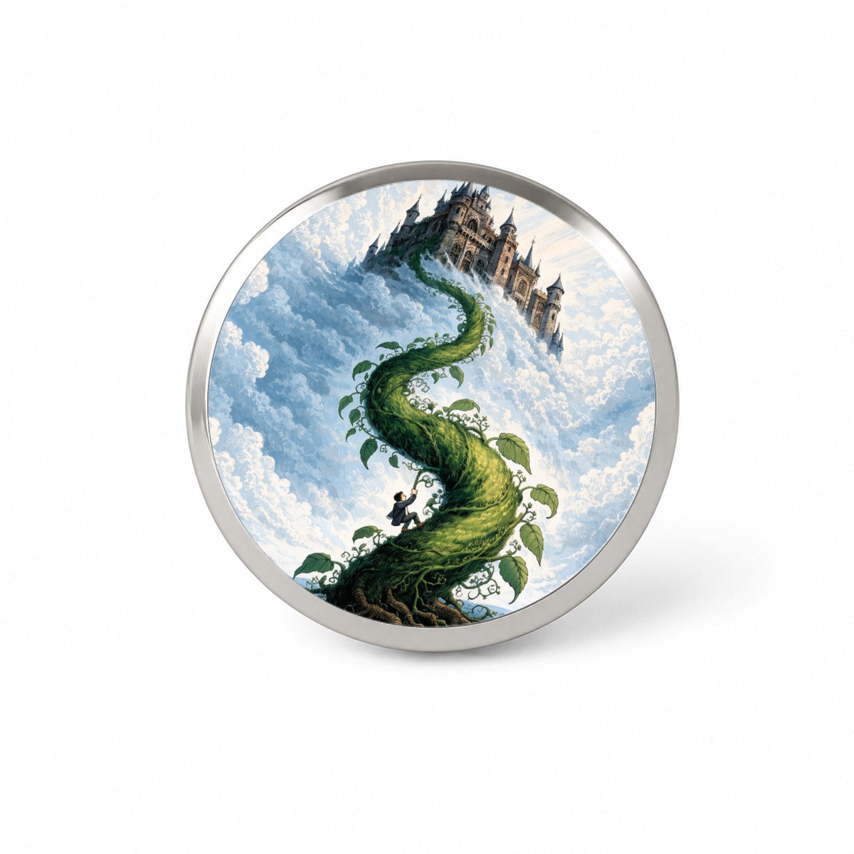 Jack Beanstalk Fairy Tale Novelty Hat Backpack Lapel Pin