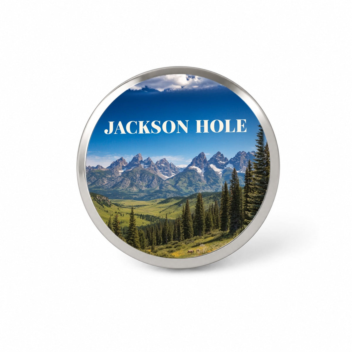 Jackson Hole Wyoming Travel Novelty Hat Backpack Lapel Pin