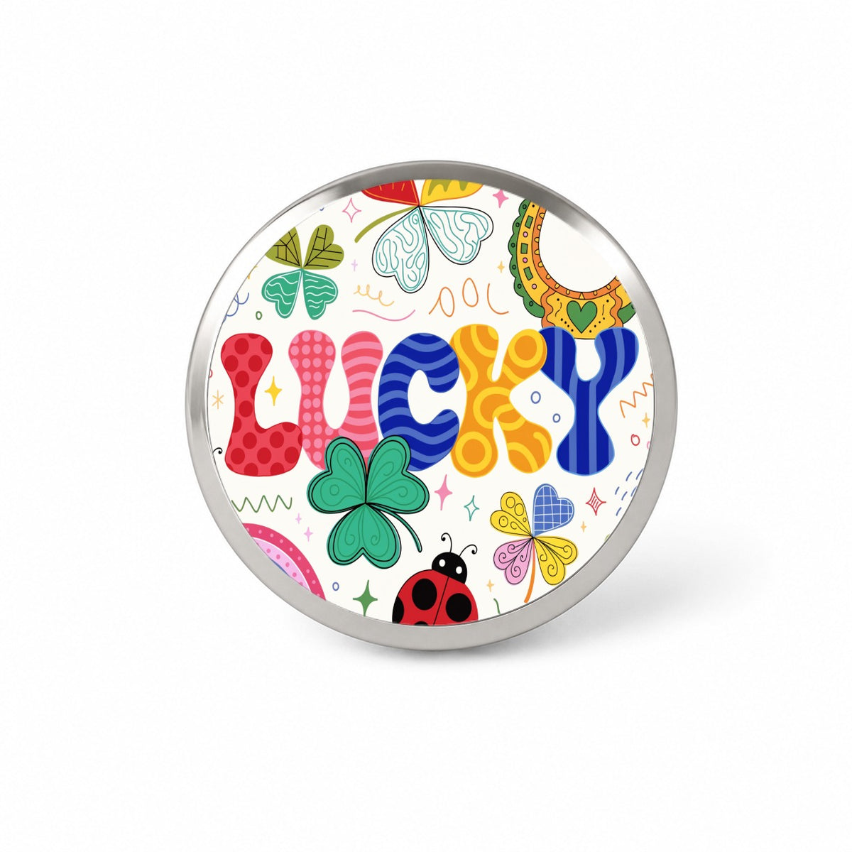 Lucky Cute Colorful Novelty Hat Backpack Lapel Pin