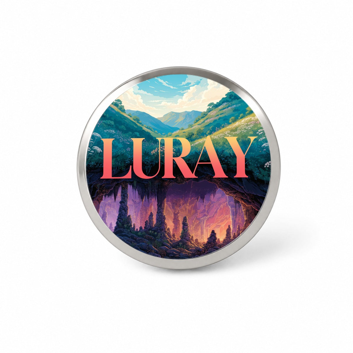 Luray Virginia Travel Novelty Hat Backpack Lapel Pin