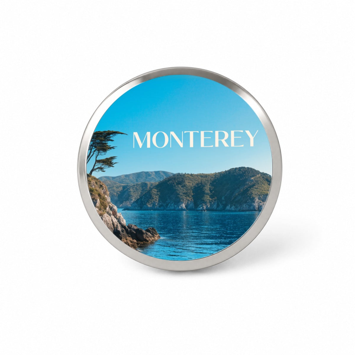 Monterey California Travel Novelty Hat Backpack Lapel Pin