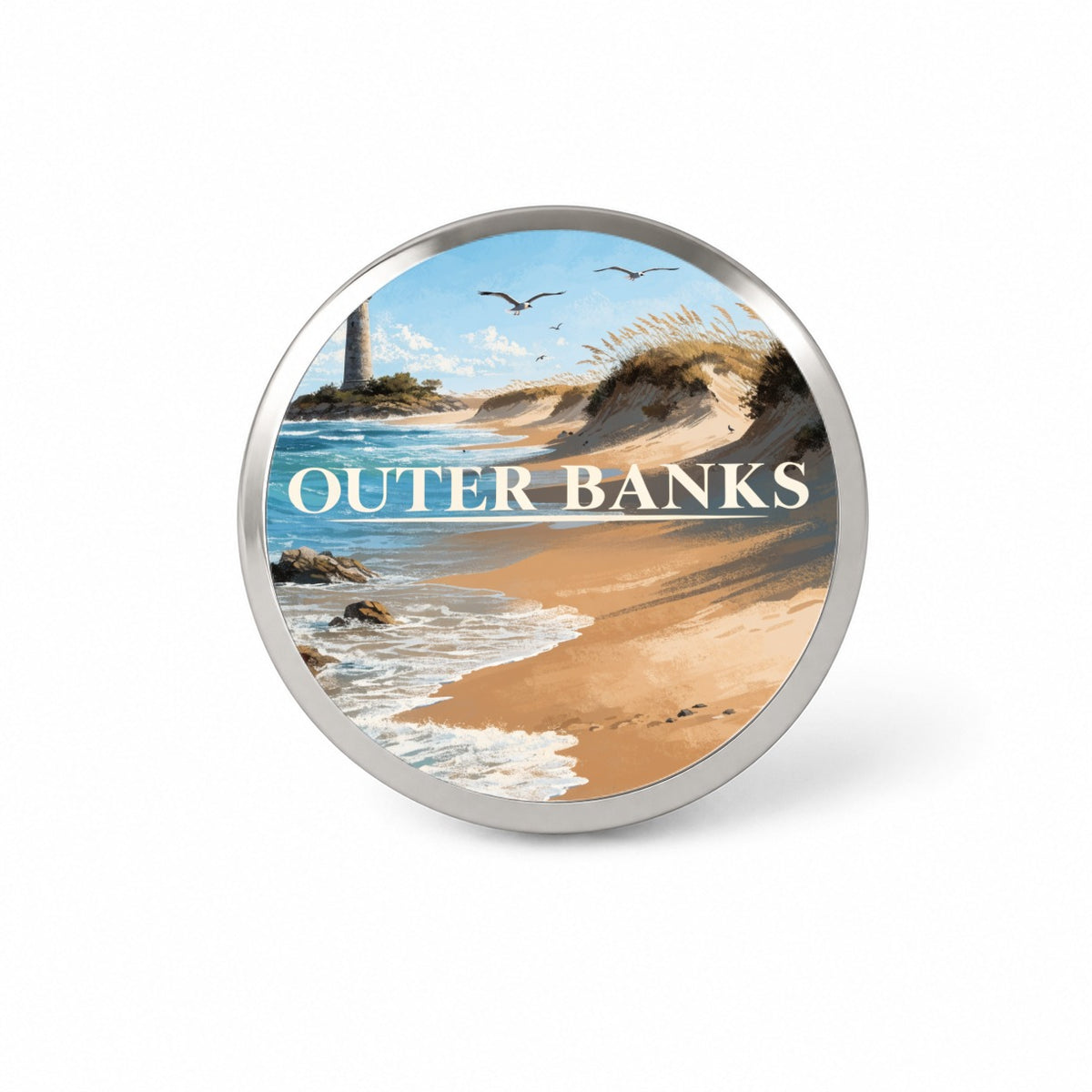 Outer Banks North Carolina Travel Novelty Hat Backpack Lapel Pin