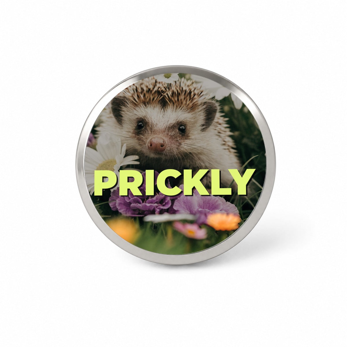 Prickly Hedgehog Adorable Funny Novelty Hat Backpack Lapel Pin