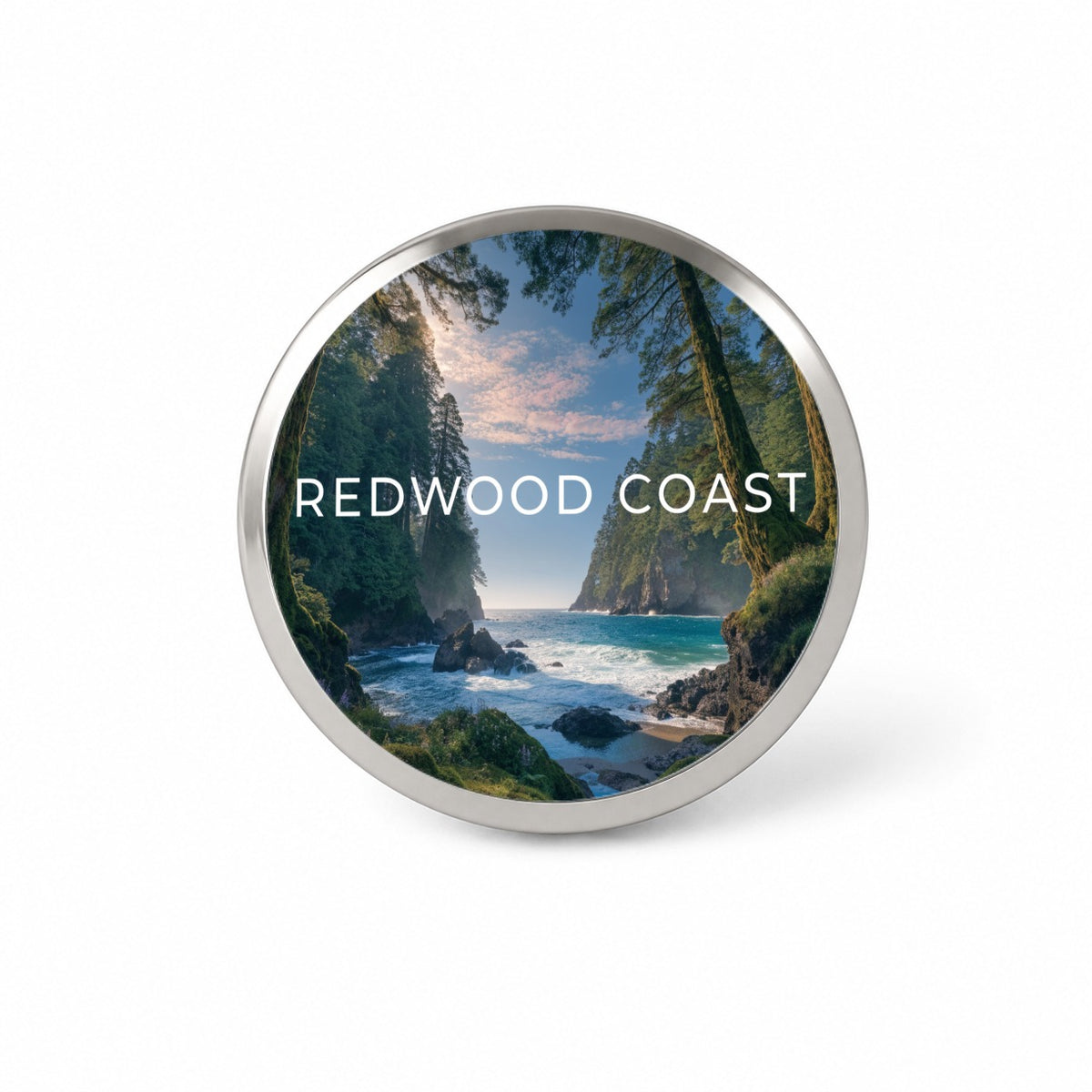Redwood Coast California Travel Novelty Hat Backpack Lapel Pin