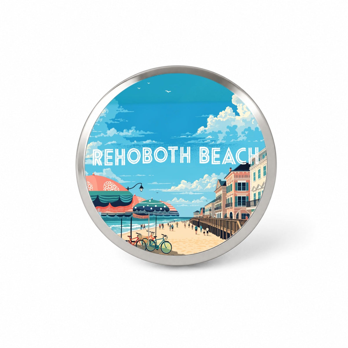 Rehoboth Beach Delaware Travel Novelty Hat Backpack Lapel Pin