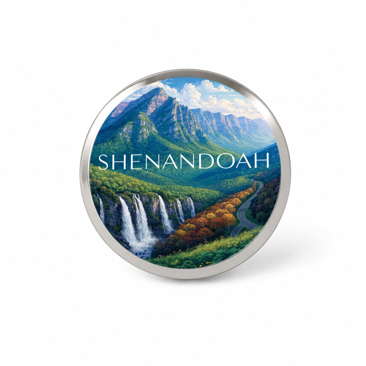 Shenandoah Virginia Travel Novelty Hat Backpack Lapel Pin