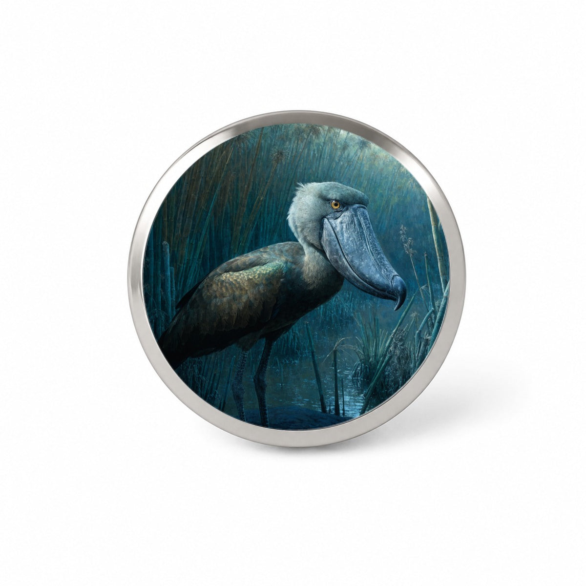Shoebill Whale Headed Stork Wetlands Novelty Hat Backpack Lapel Pin