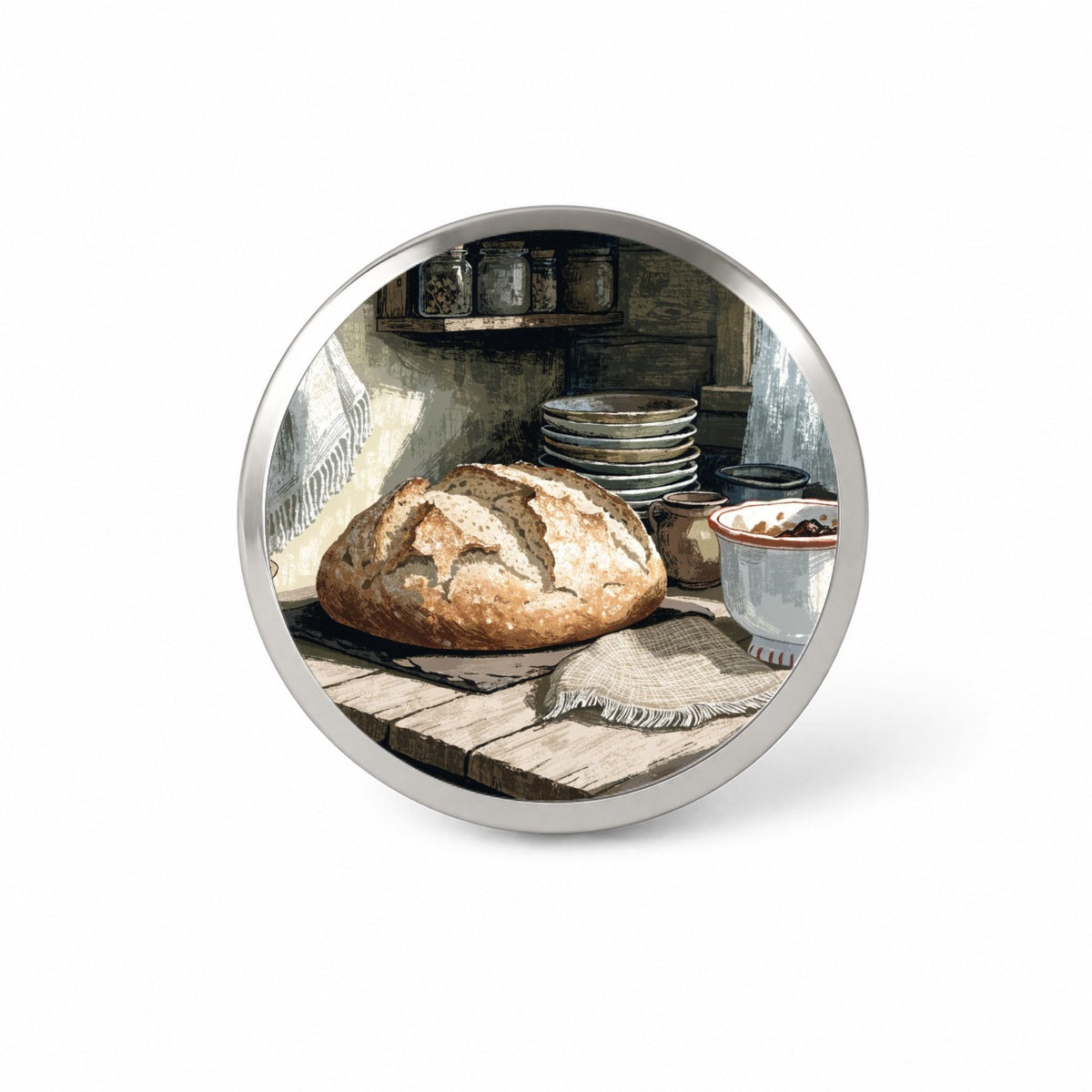 Sourdough Cottage Kitchen Novelty Hat Backpack Lapel Pin