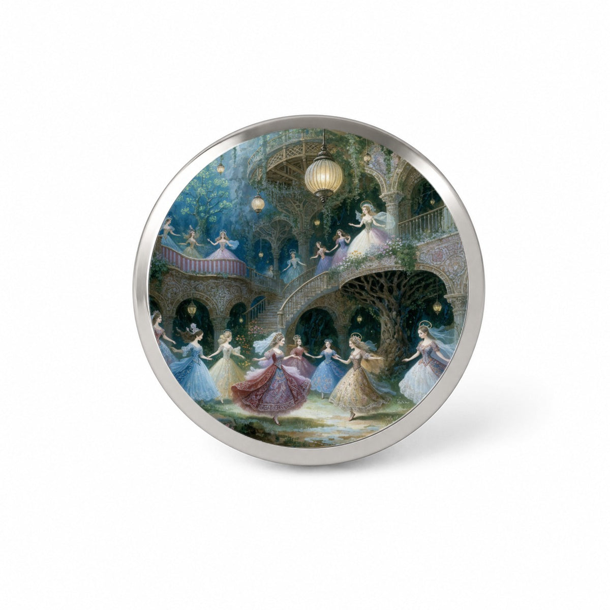 Twelve Dancing Princesses Novelty Hat Backpack Lapel Pin