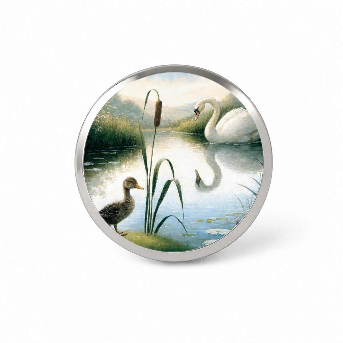 Ugly Duckling Fairy Tale Novelty Hat Backpack Lapel Pin