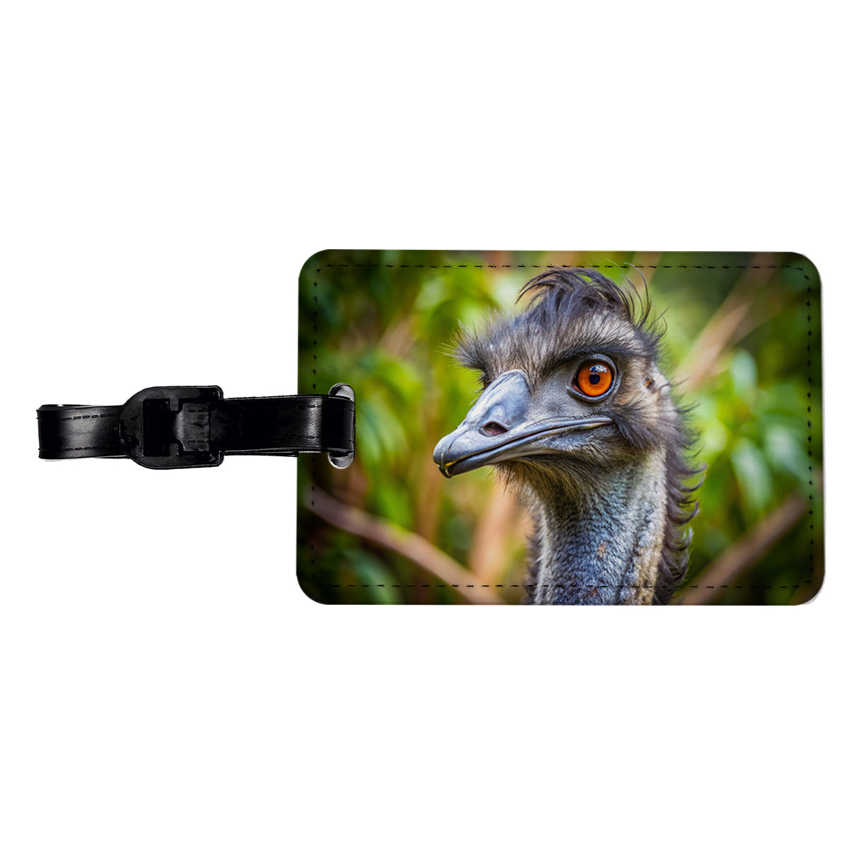 Emu Travel Faux Leather Luggage Tag