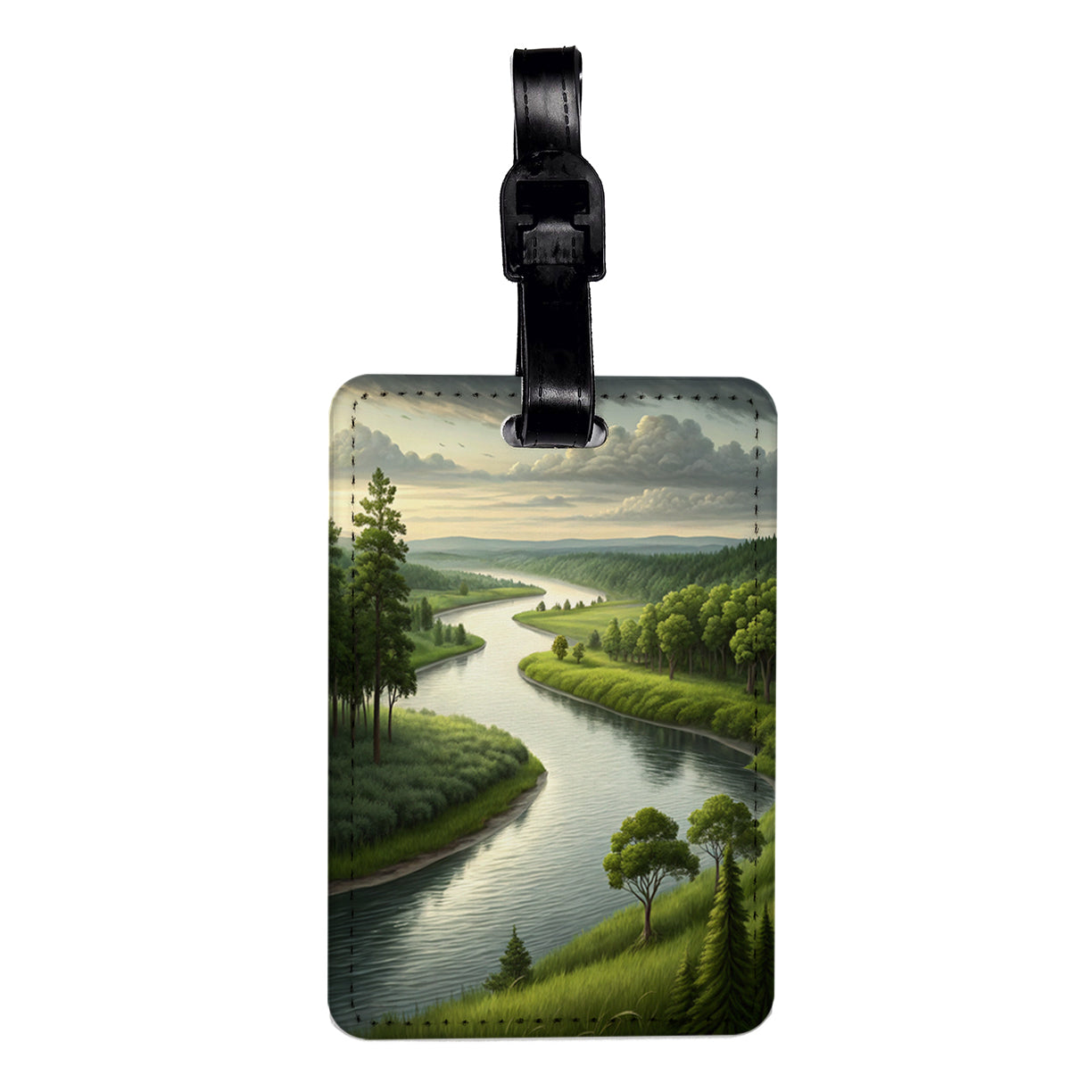 Mississippi State Beautiful Scene Travel Faux Leather Luggage Tag