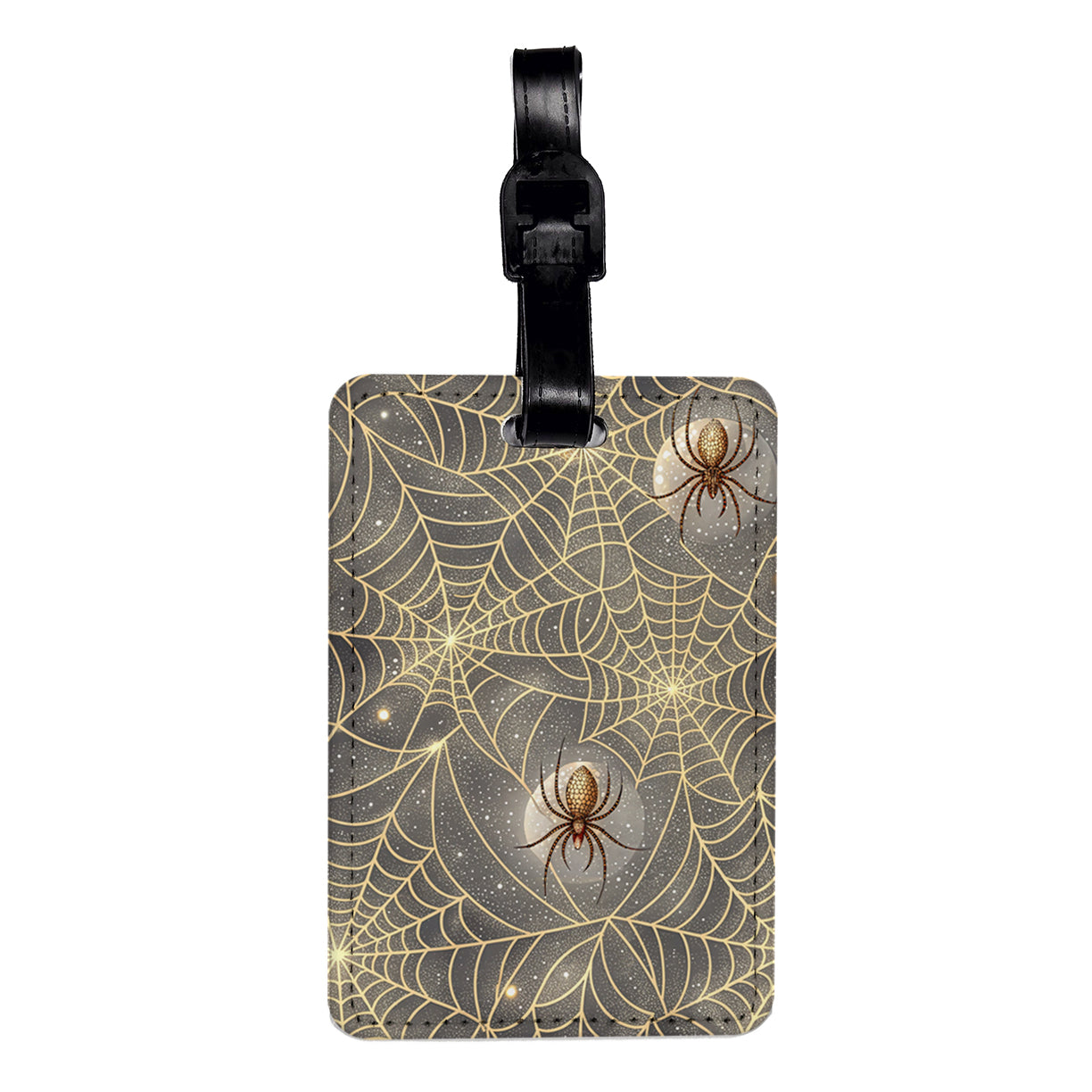 Spiders And Webs Travel Faux Leather Luggage Tag