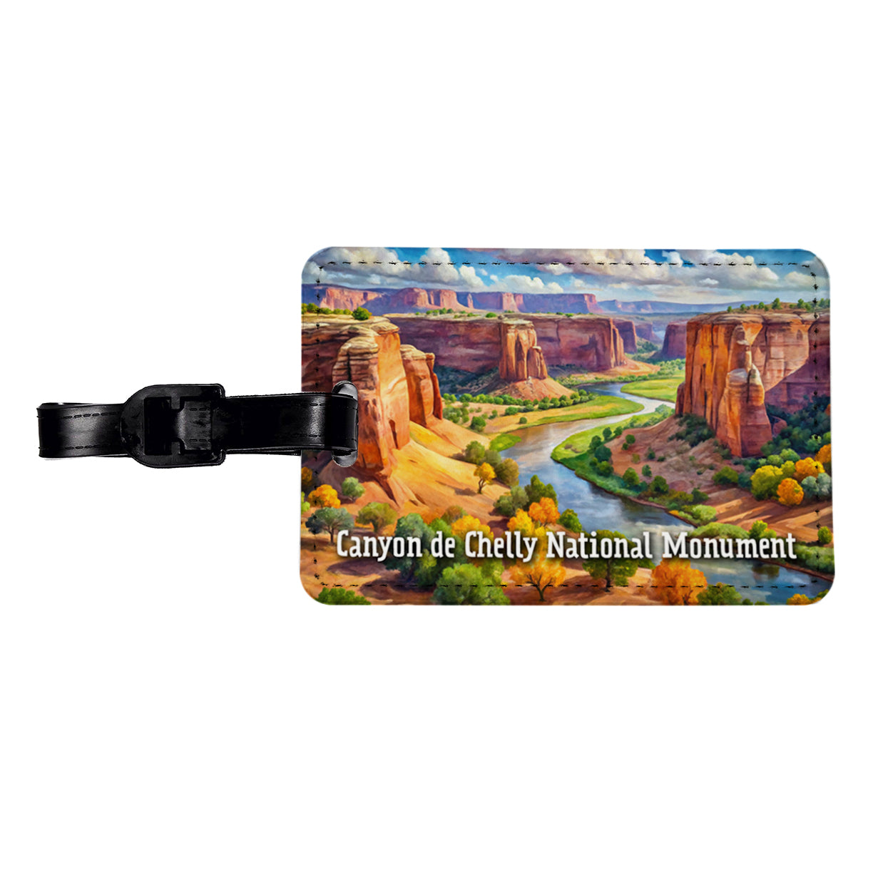 Canyon de Chelly National Monument Arizona Travel Faux Leather Luggage Tag