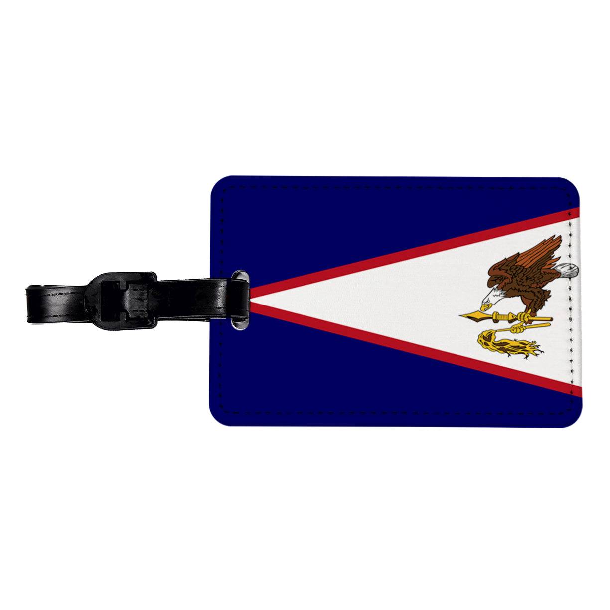 American Samoa Country Flag Travel Faux Leather Luggage Tag