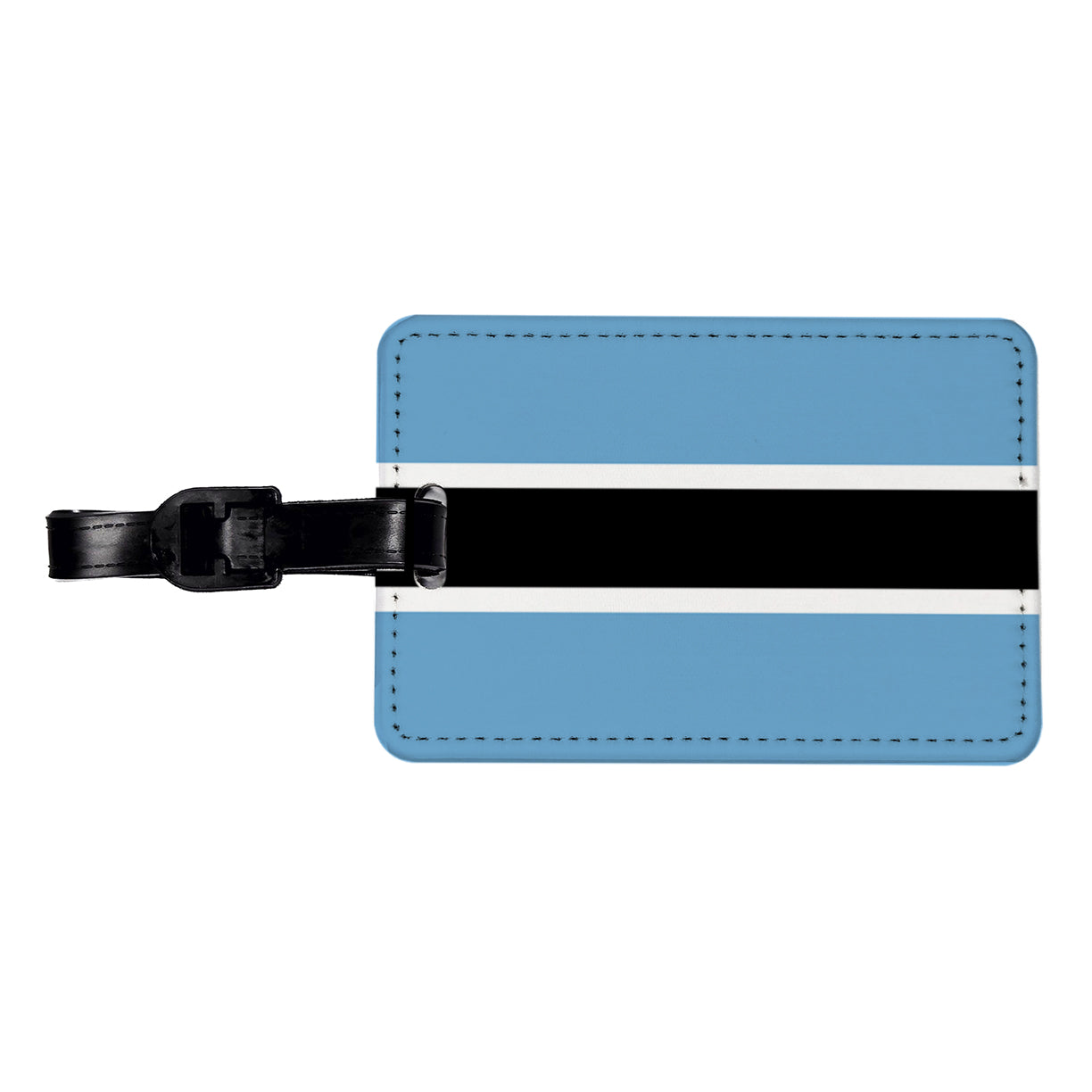 Botswana Country Flag Travel Faux Leather Luggage Tag