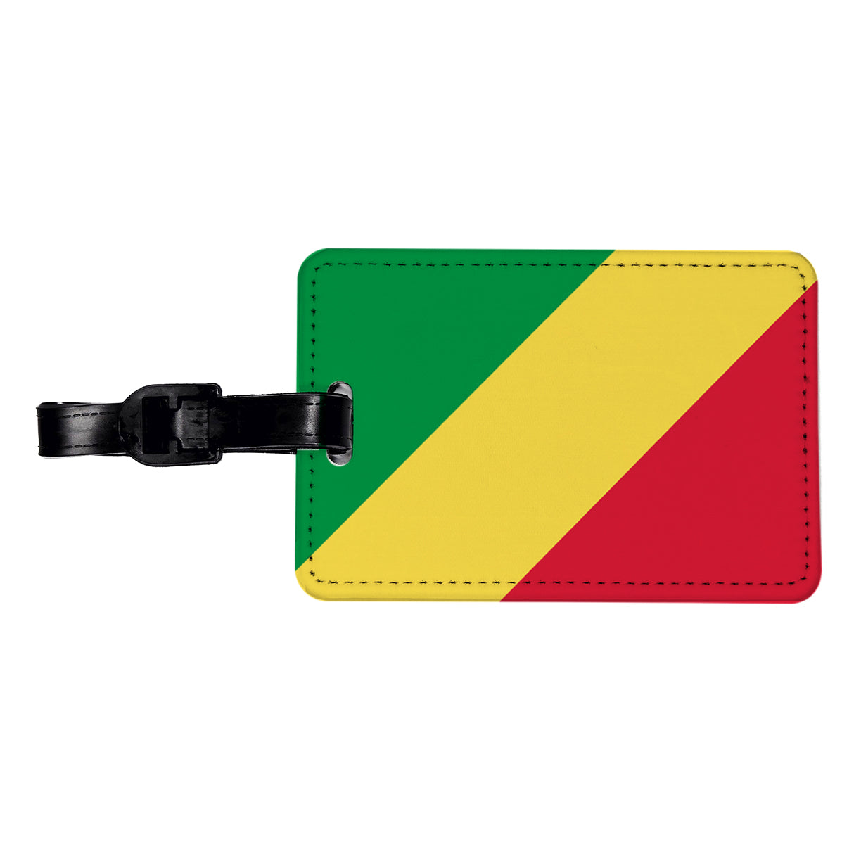 Congo (the) Country Flag Travel Faux Leather Luggage Tag
