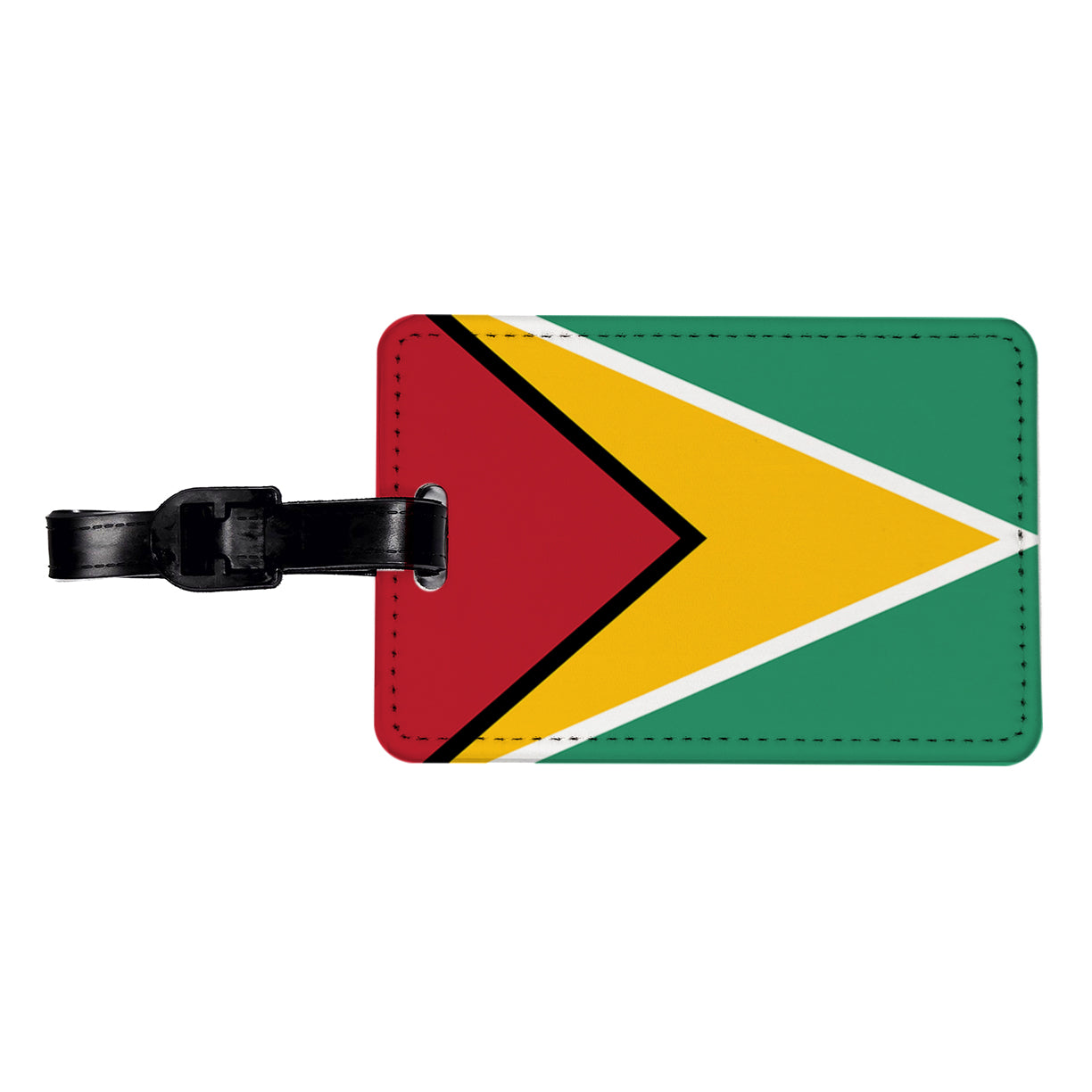 Guyana Country Flag Travel Faux Leather Luggage Tag