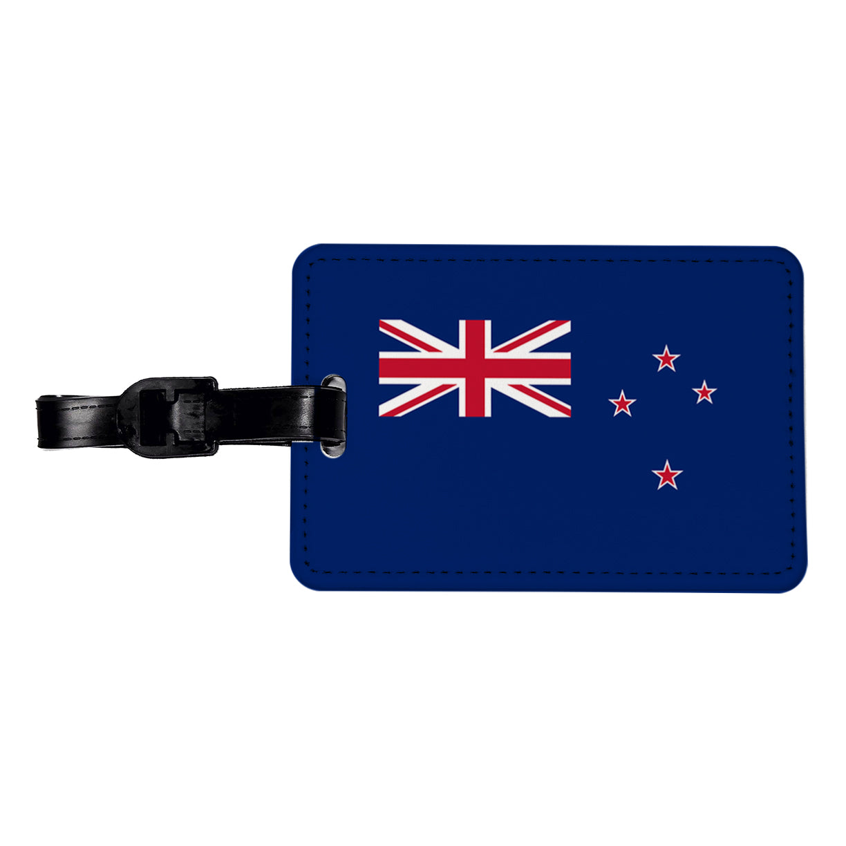New Zealand Country Flag Travel Faux Leather Luggage Tag