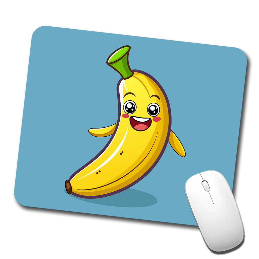 Banana Happy Fruit Low Profile Mouse Pad Mat