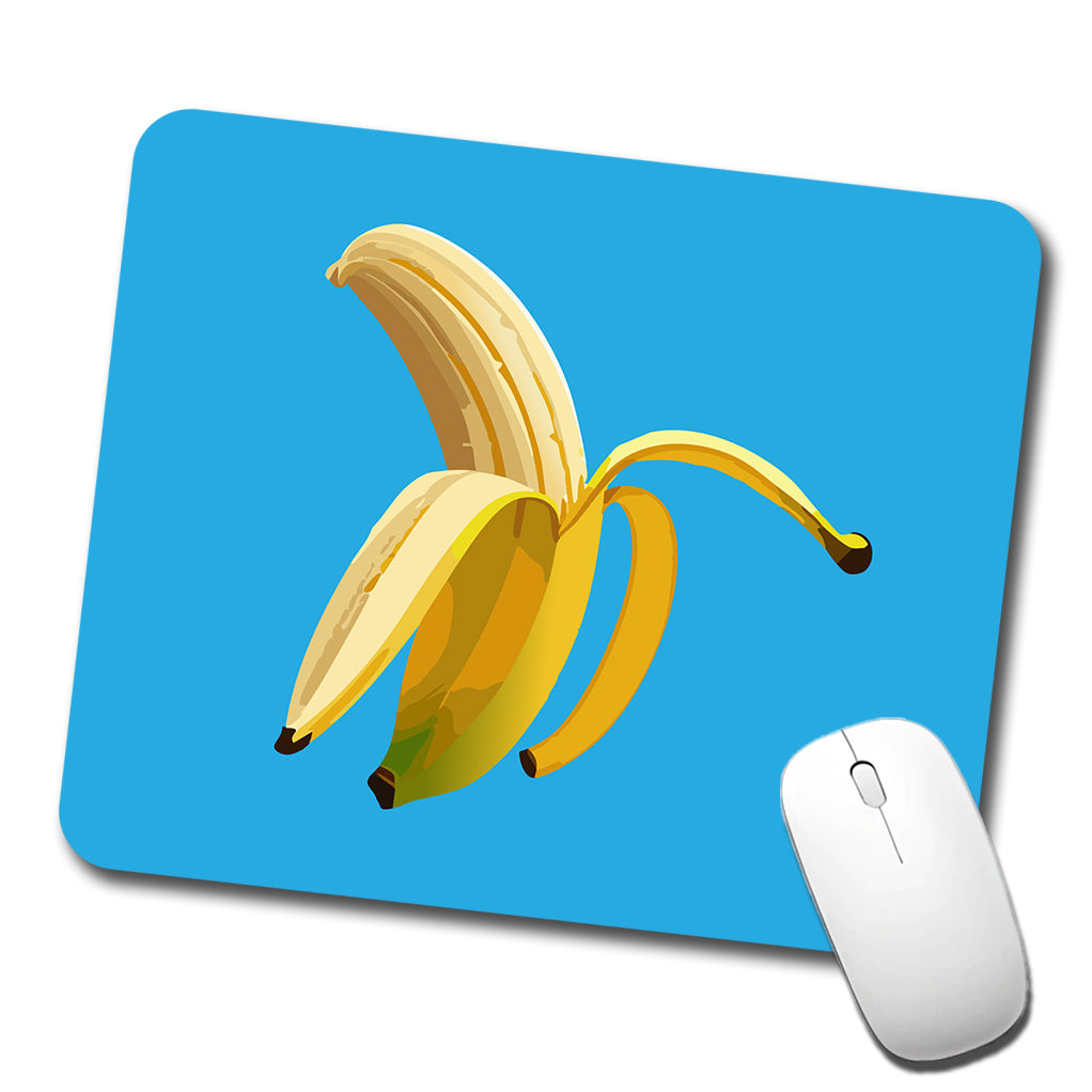 Banana Peeled Fruit Low Profile Mouse Pad Mat