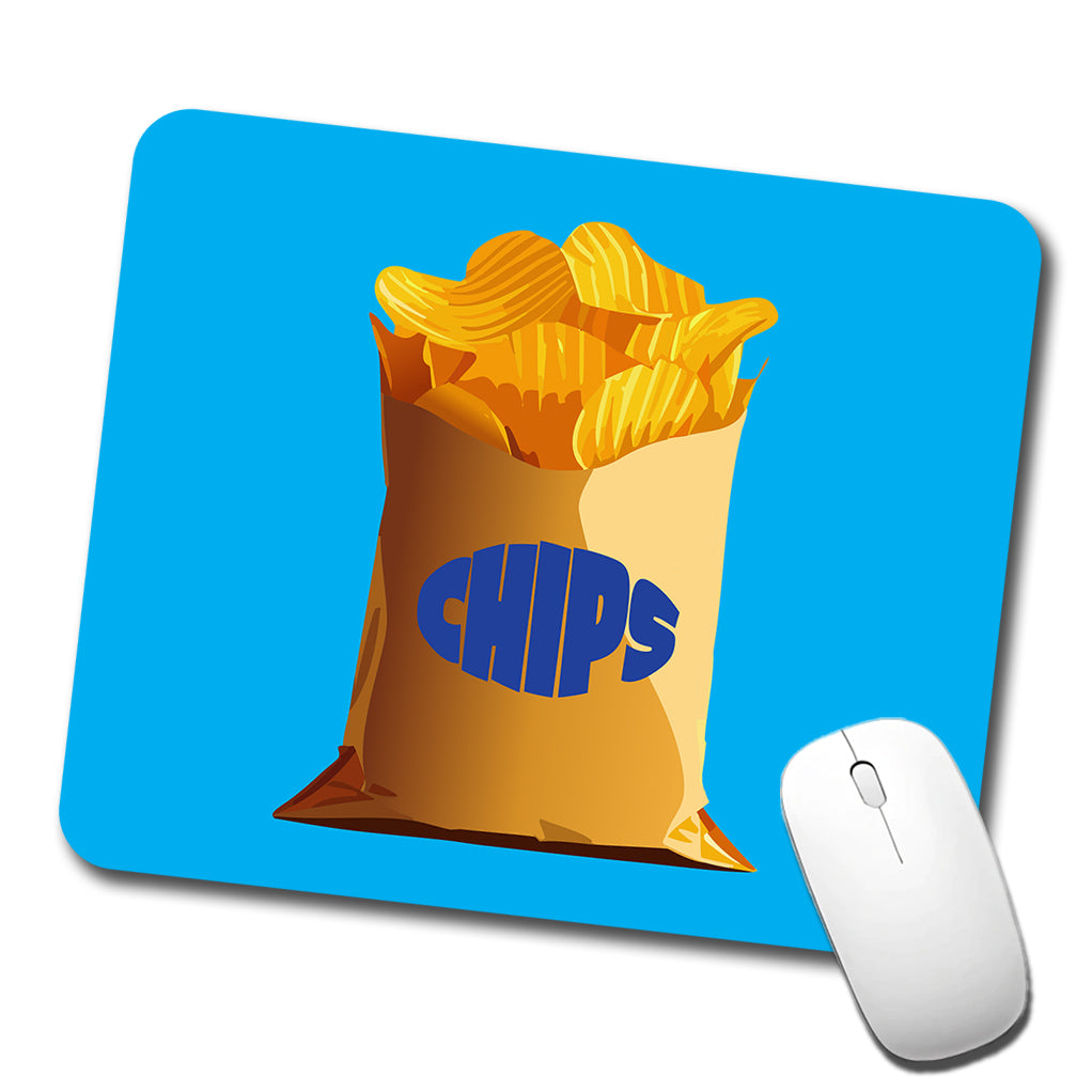 Chips Bag Snack Food Low Profile Mouse Pad Mat